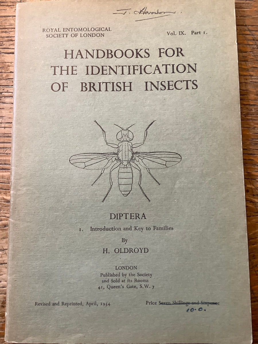Handbooks for the identification of British insects. Diptera 1. Introd ...