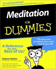 Meditation For Dummies (book And Cd Edition)