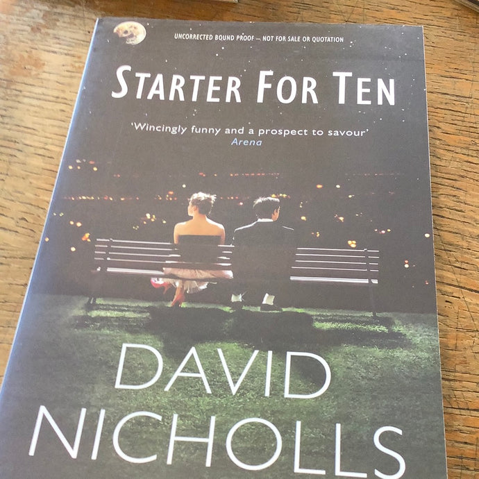 Starter for ten.  David Nicholas