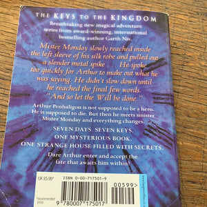 Mister Monday.  Garth nix